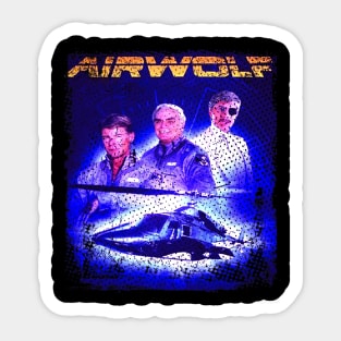 The Helicopter Legend Airwolfs T-Shirt Sticker